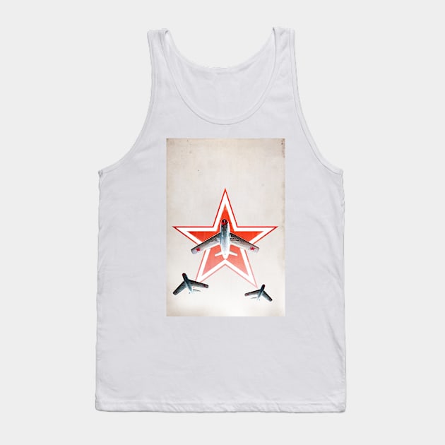 MIG15 Russian Jet Fighters Tank Top by Pitmatic